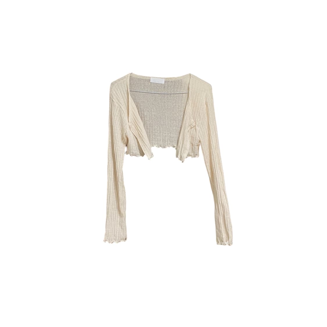 Ivory crop bolero cardigan 상품이미지1