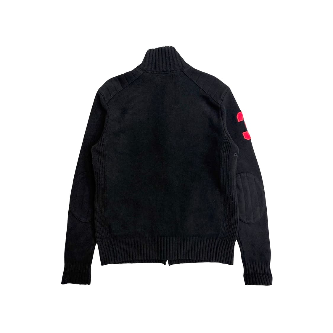 폴로 랄프로렌 빅포니 블랙 울 니트 집업 가디건 자켓 m 상품이미지2