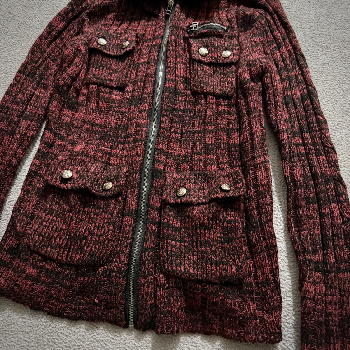 Knit fur jacket 상품이미지3