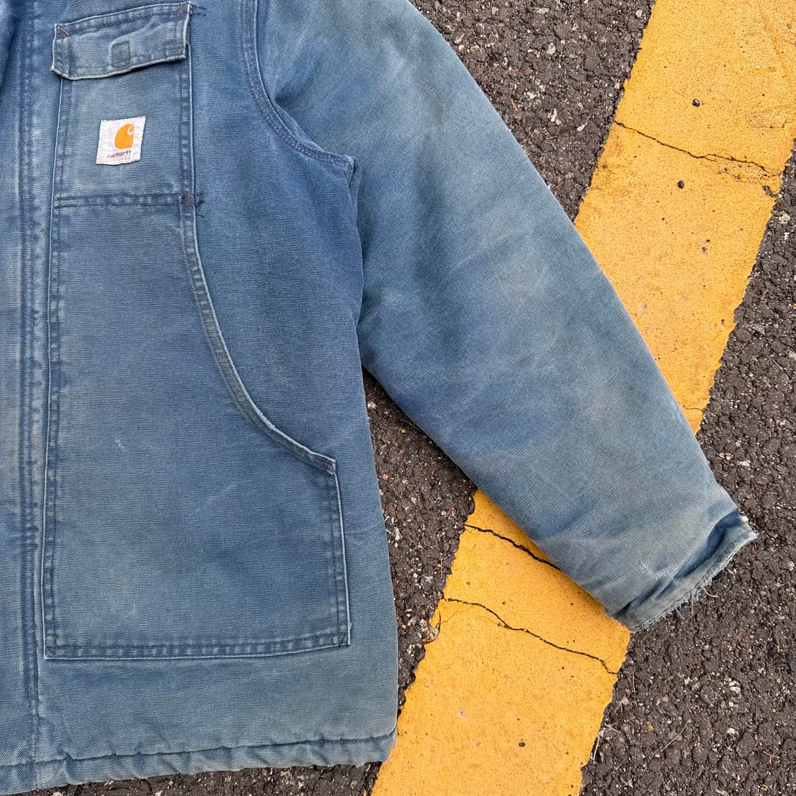 OG Vintage Carhartt C03 NVY 4x4 Big Logo 상품이미지4