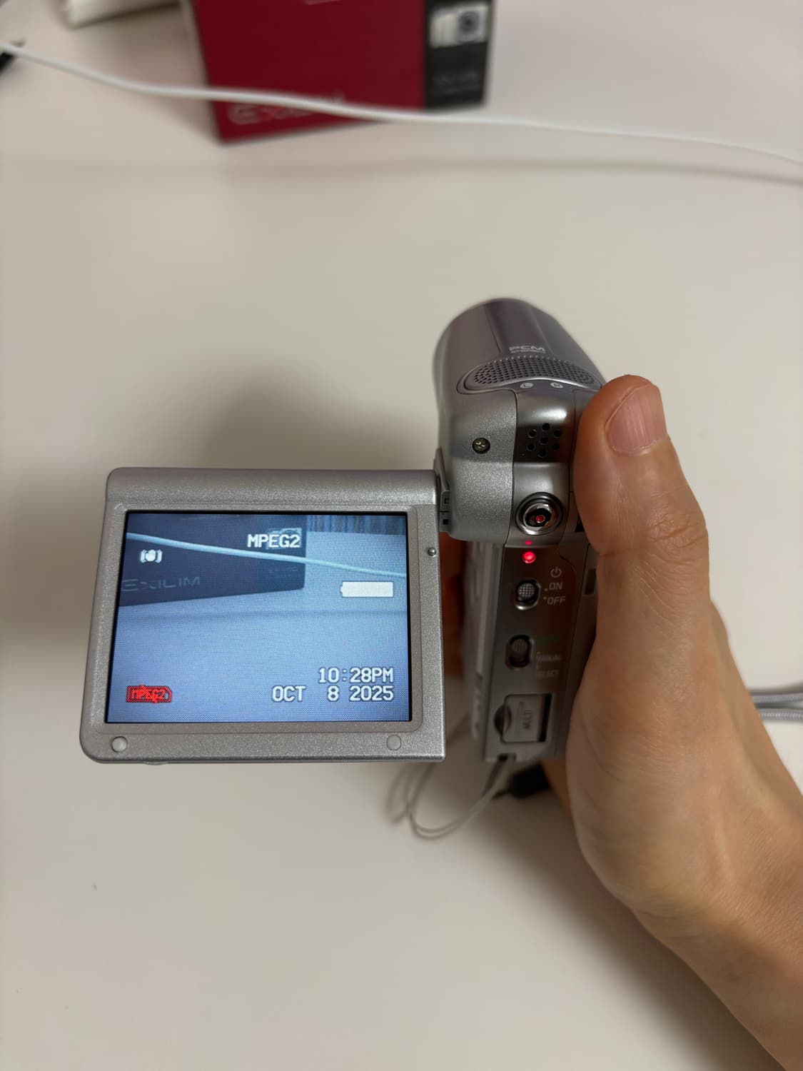 [레어] 파나소닉 D-snap SV-AV100 실버 포켓캠코더 상품이미지7