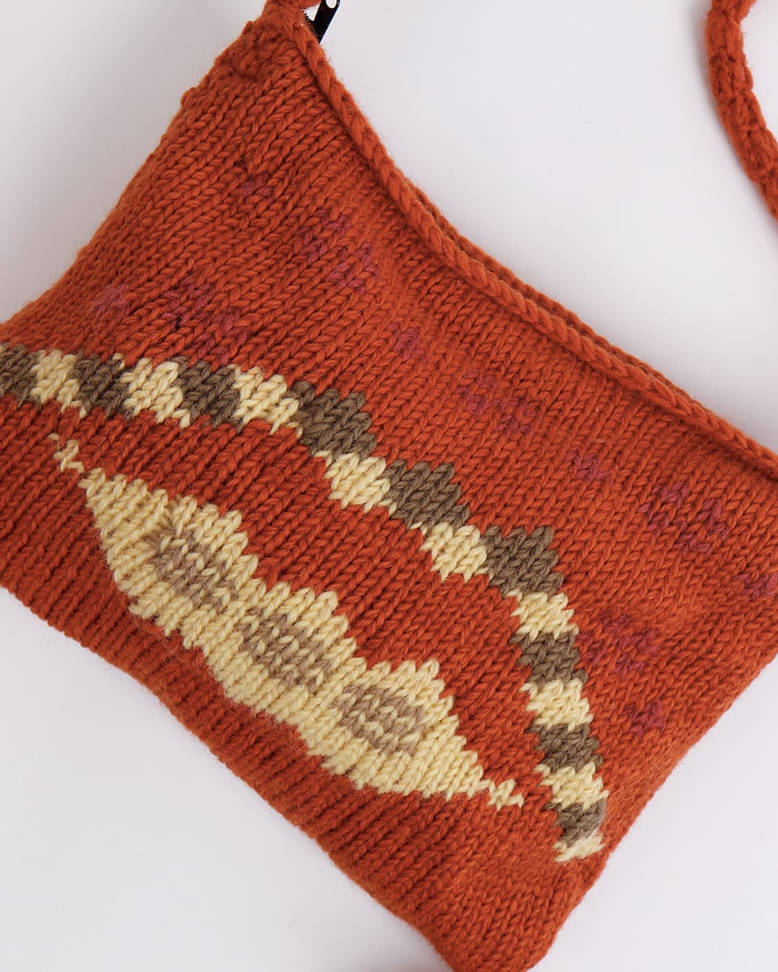 [OLIVE des OLIVE] 인디언 패턴 니트 숄더백 상품이미지3