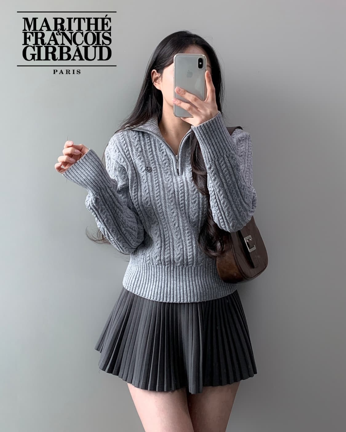 마리떼 프랑소와 저버 반집업 니트 상품이미지3