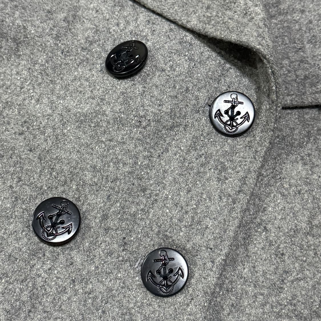 아비렉스 백로고 더블 울 피코트 M 상품이미지6