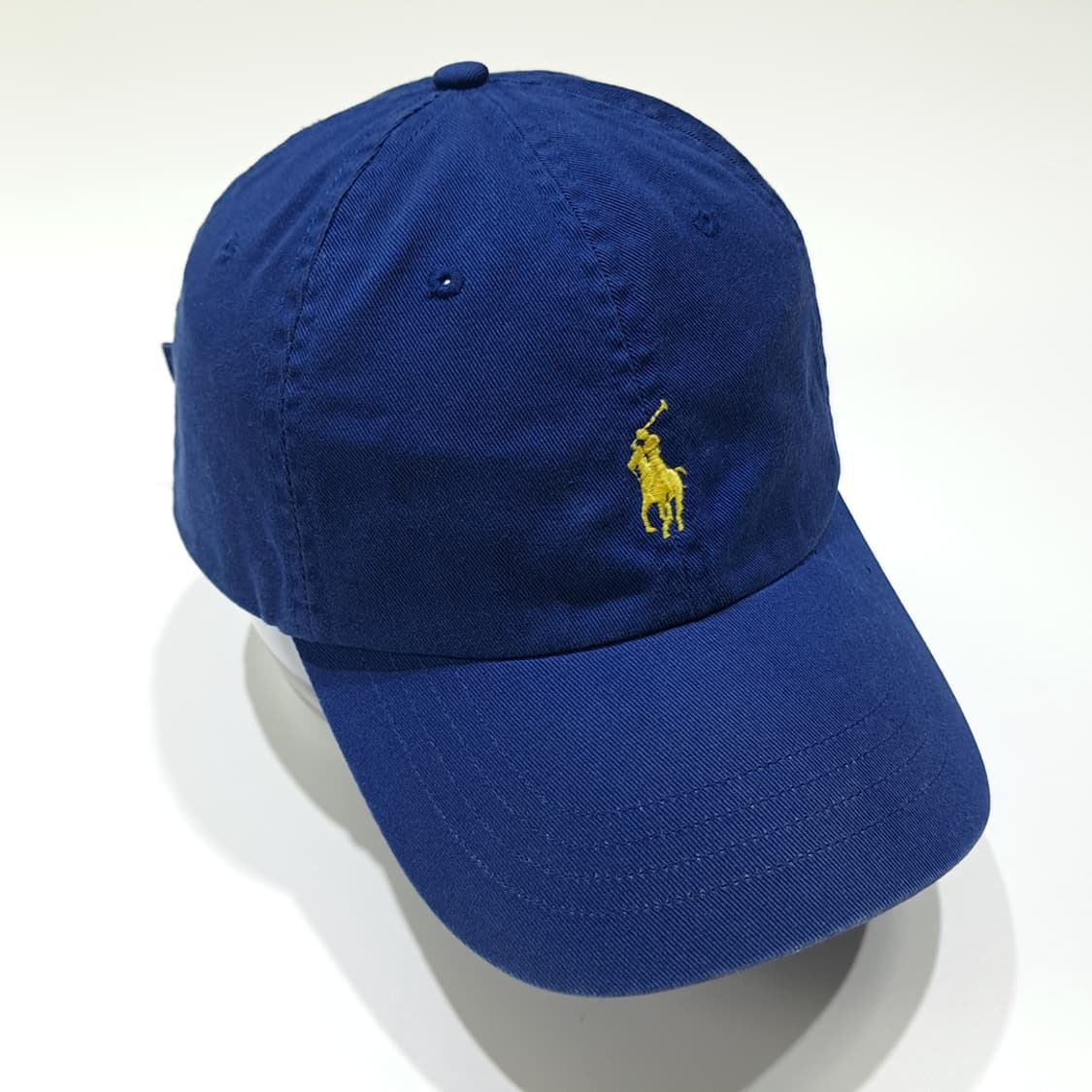 CL919 폴로 옐로우 포니 로얄블루 볼캡 모자 상품이미지2