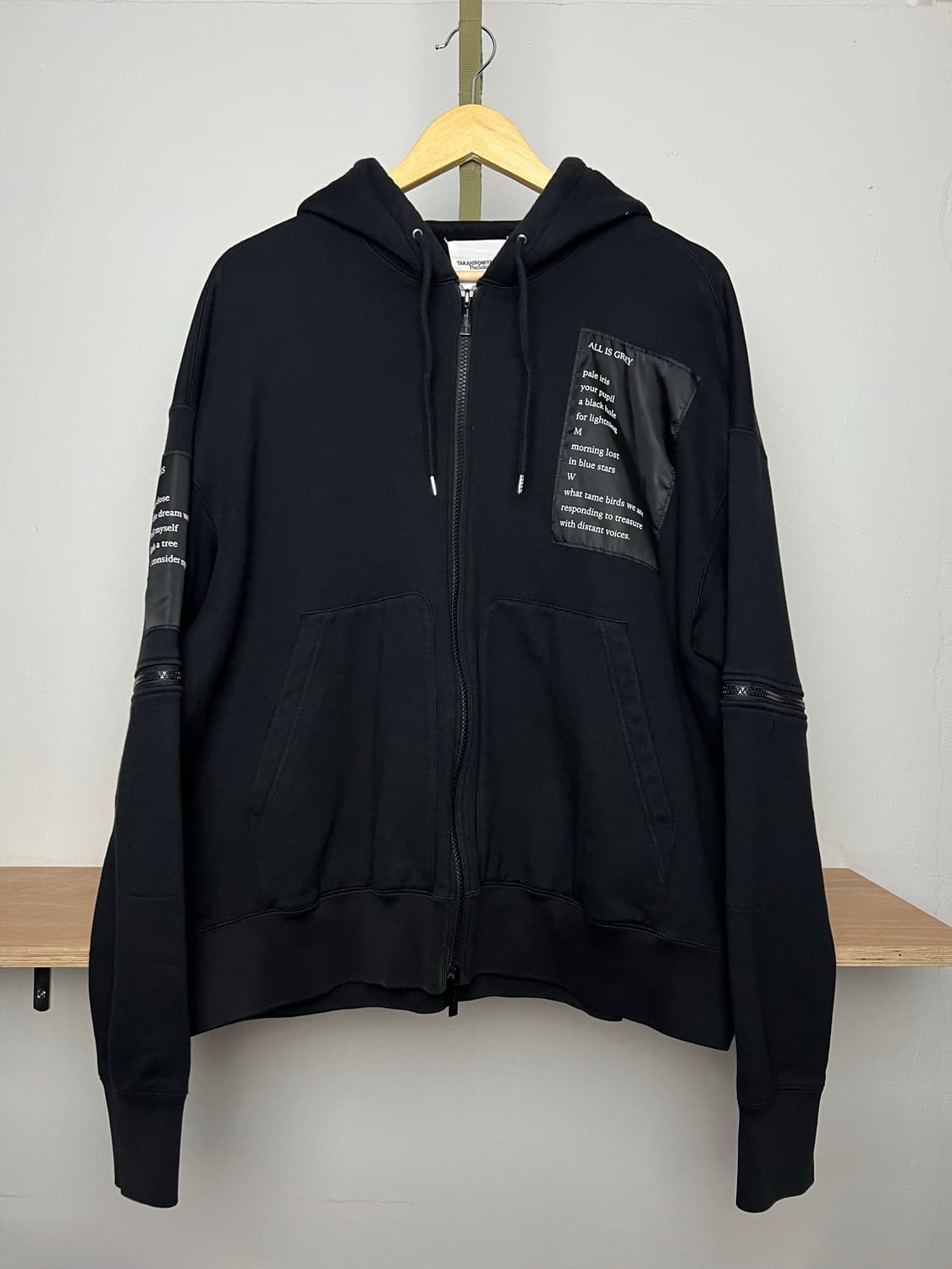 타카히로미야시타 솔로이스트 19FW 오버사이즈 zip 후디 상품이미지1