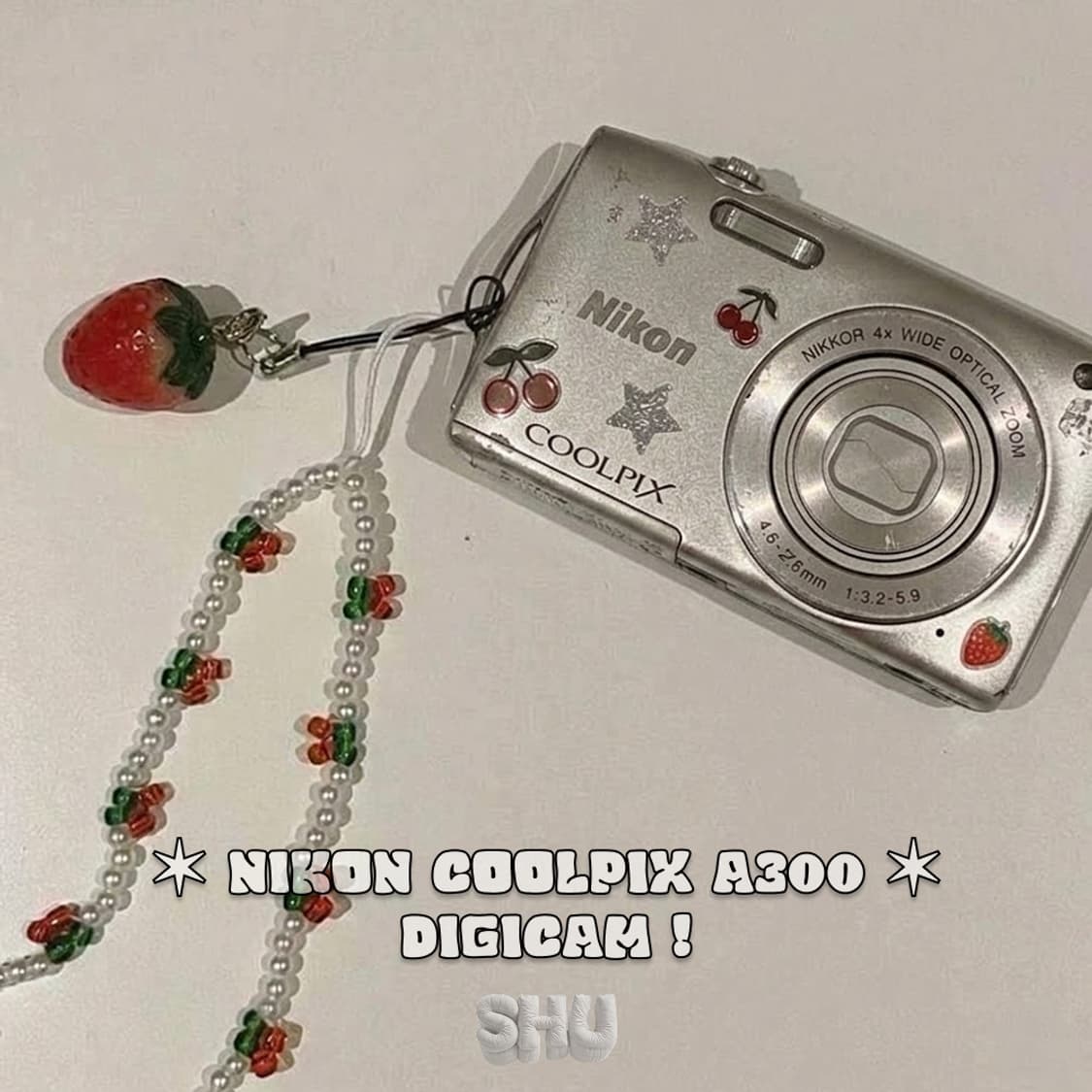 니콘 쿨픽스 A300(S3700) 빈티지 디카 디지털카메라 실버 상품이미지1