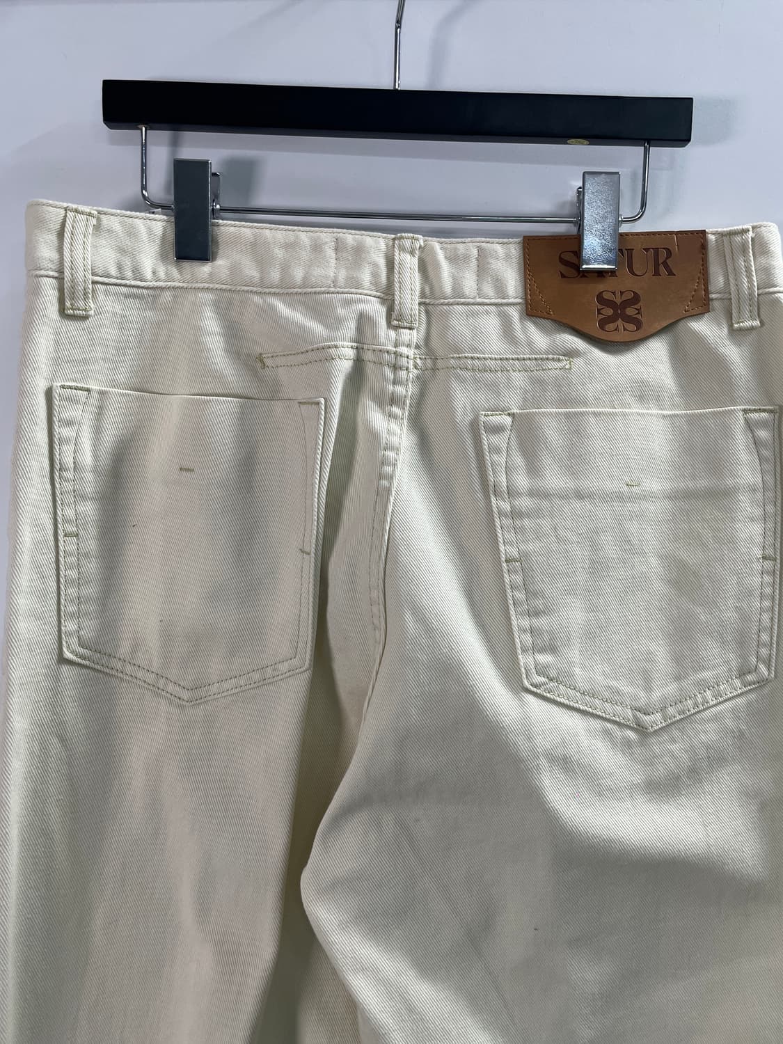 세터 스트레이트핏 화이트 데님팬츠 (onp.69) 상품이미지3