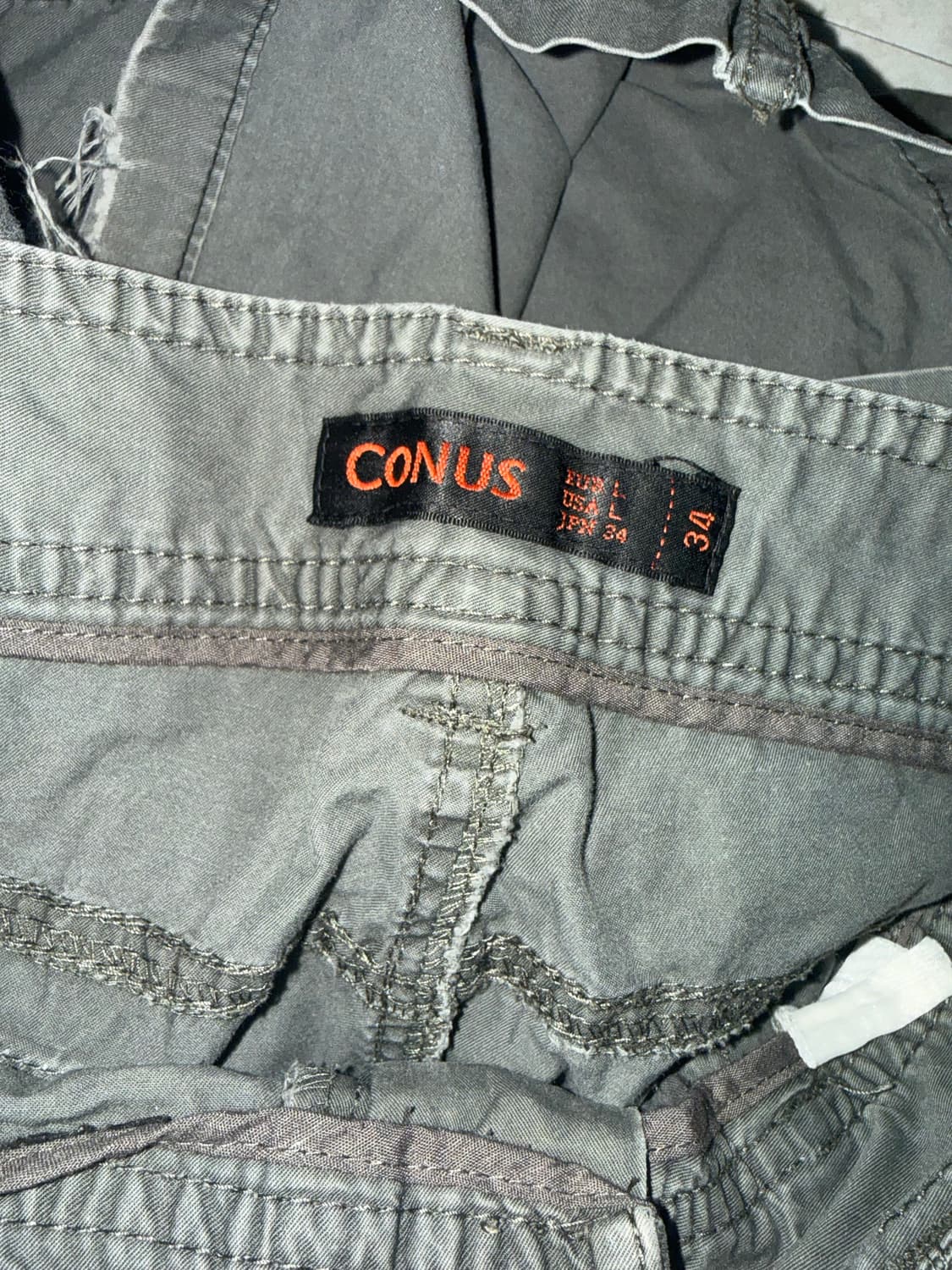 그레이 카고 바지 / 카고팬츠 상품이미지3