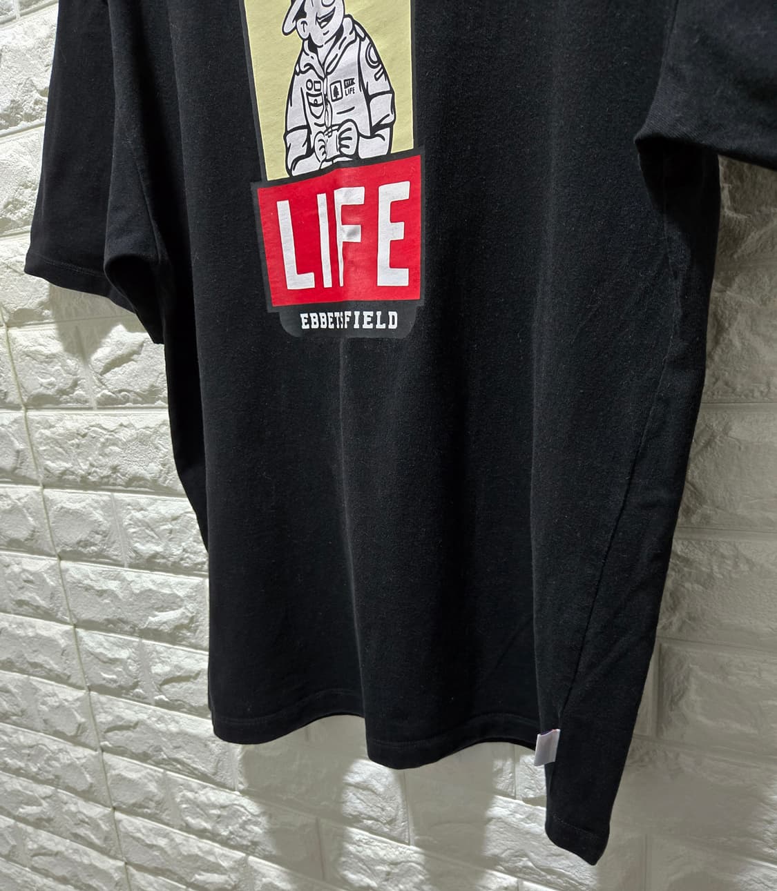 이벳필드 플란넬 코튼 반팔티 95~100 상품이미지4