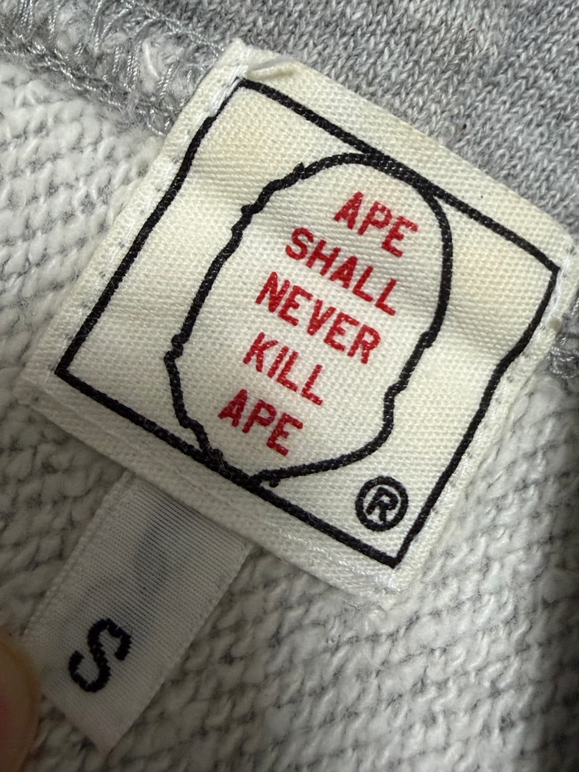 90s A Bathing Ape 서클 로고 후드티  상품이미지5