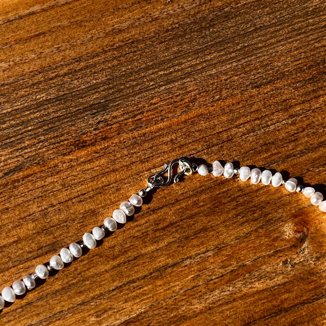 실버 진주 비즈 네크리스 목걸이 인디언주얼리 네이티브아메리칸 상품이미지5