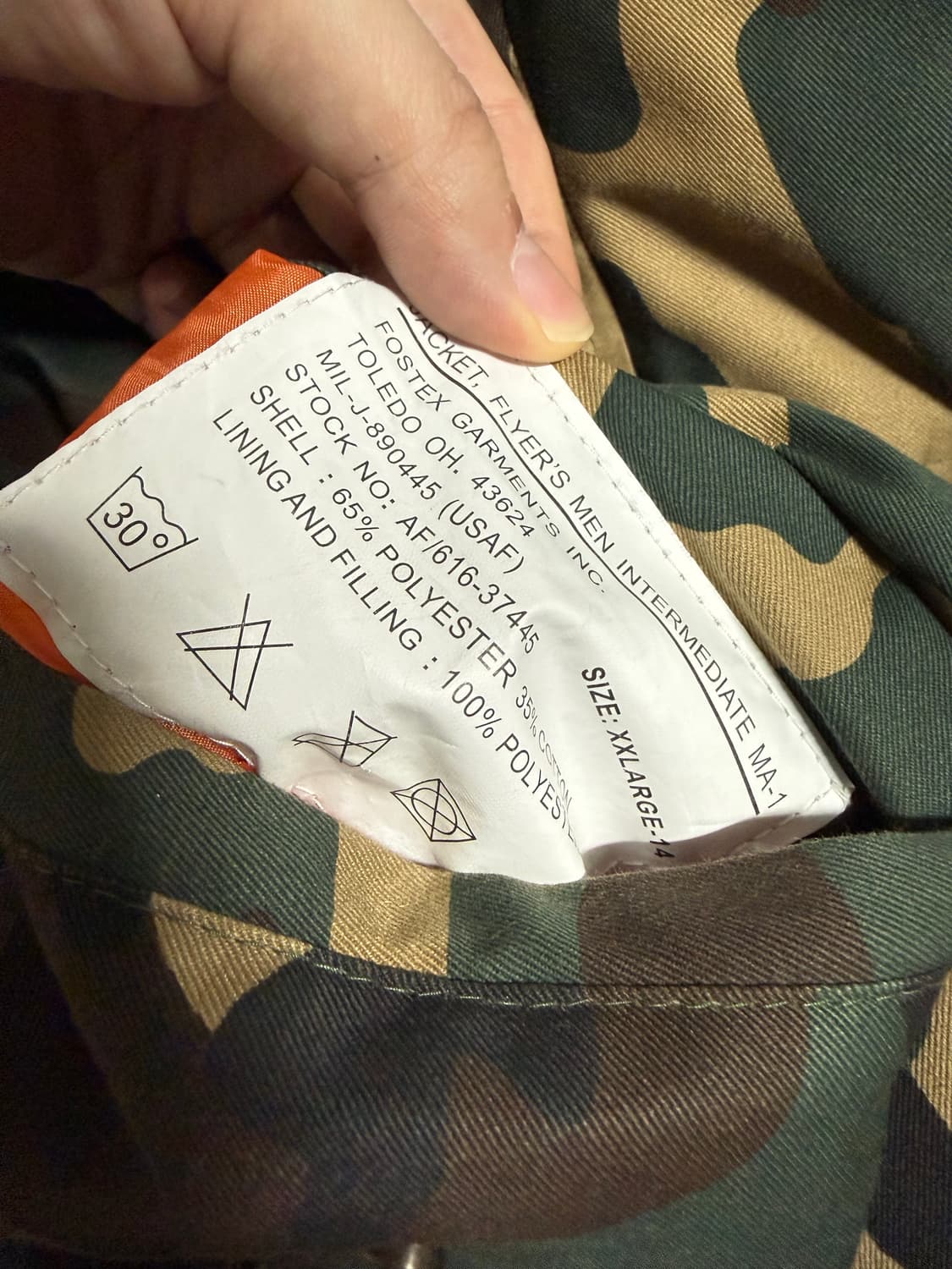 [2XL] 포스텍스가먼트 봄버 자켓 상품이미지4