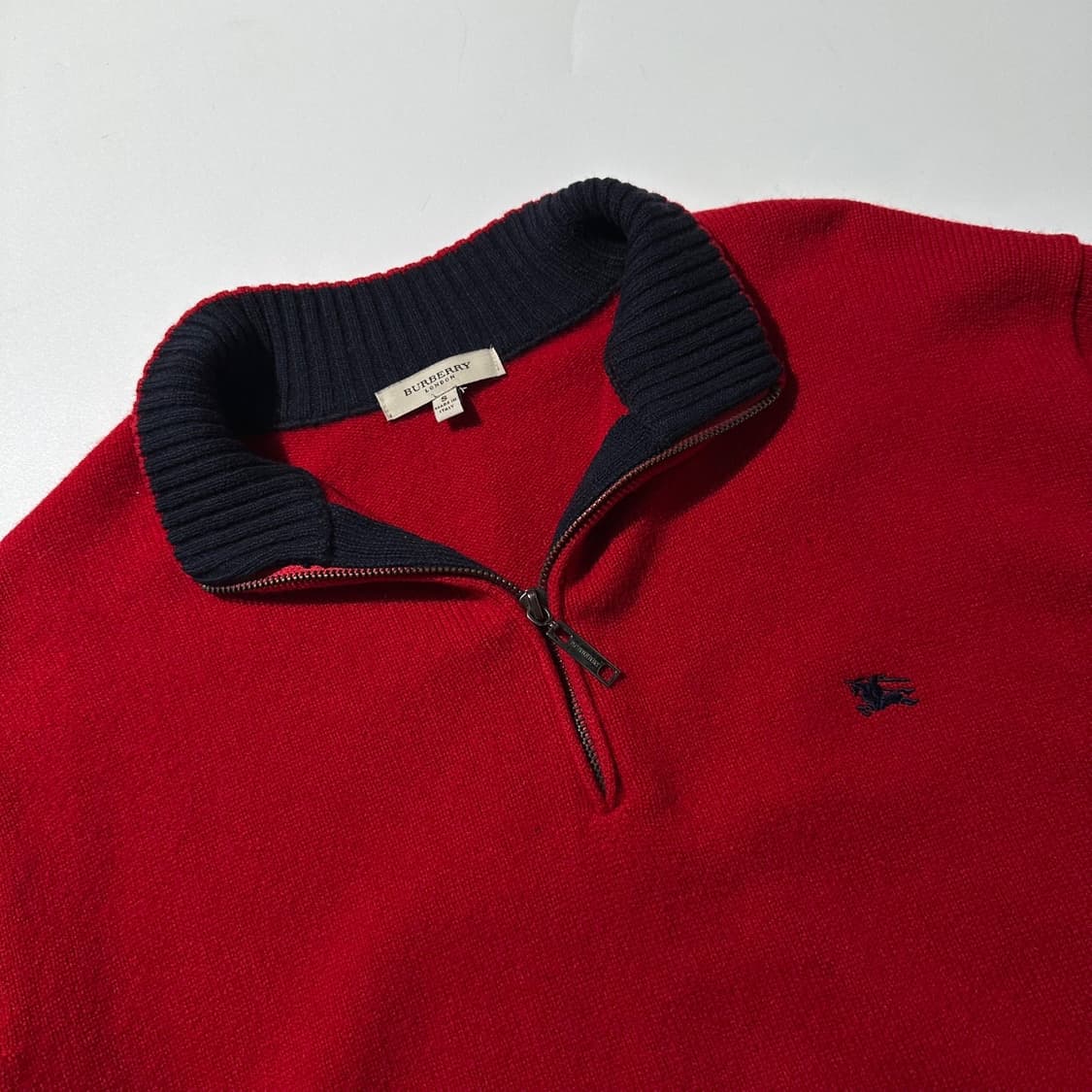버버리 램스울 하프집업 니트 상품이미지3