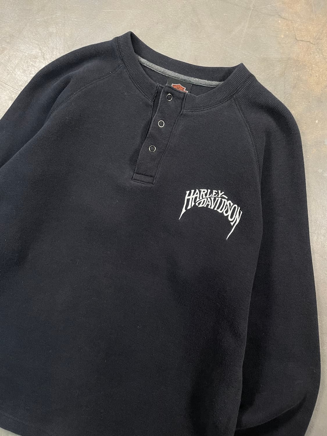 할리데이비슨 헨리넥 엘보패치 스웻셔츠 상품이미지2