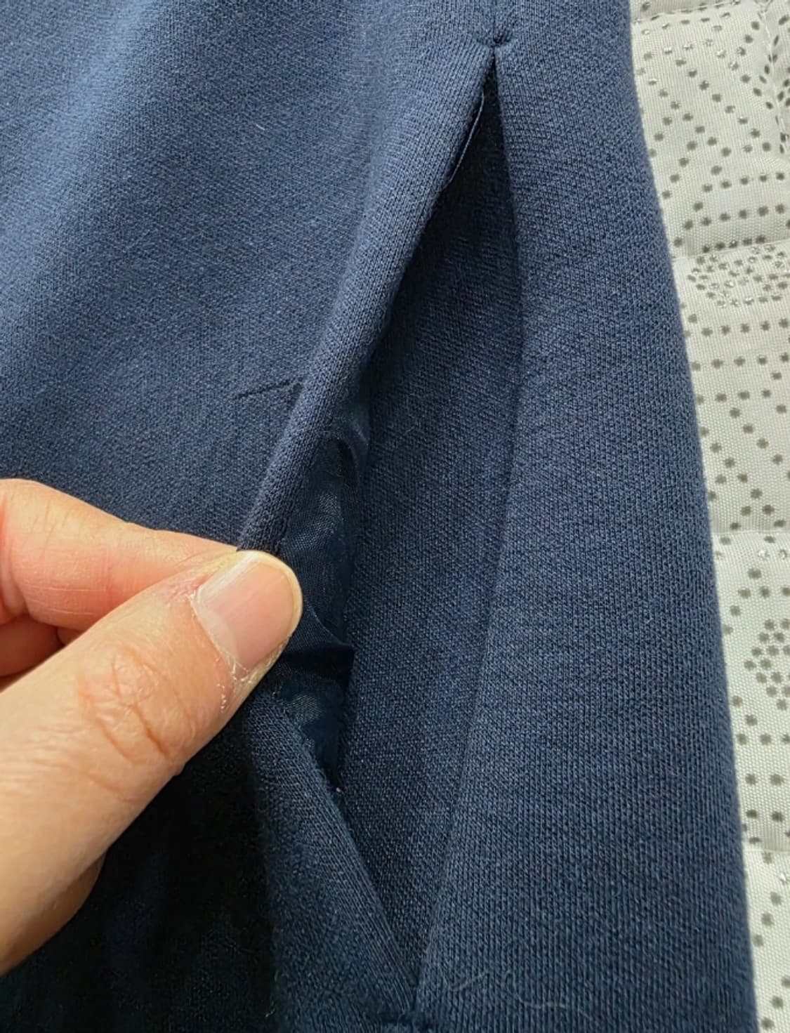 KUHO 구호 블루 긴팔 가디건 ~55반 상품이미지6