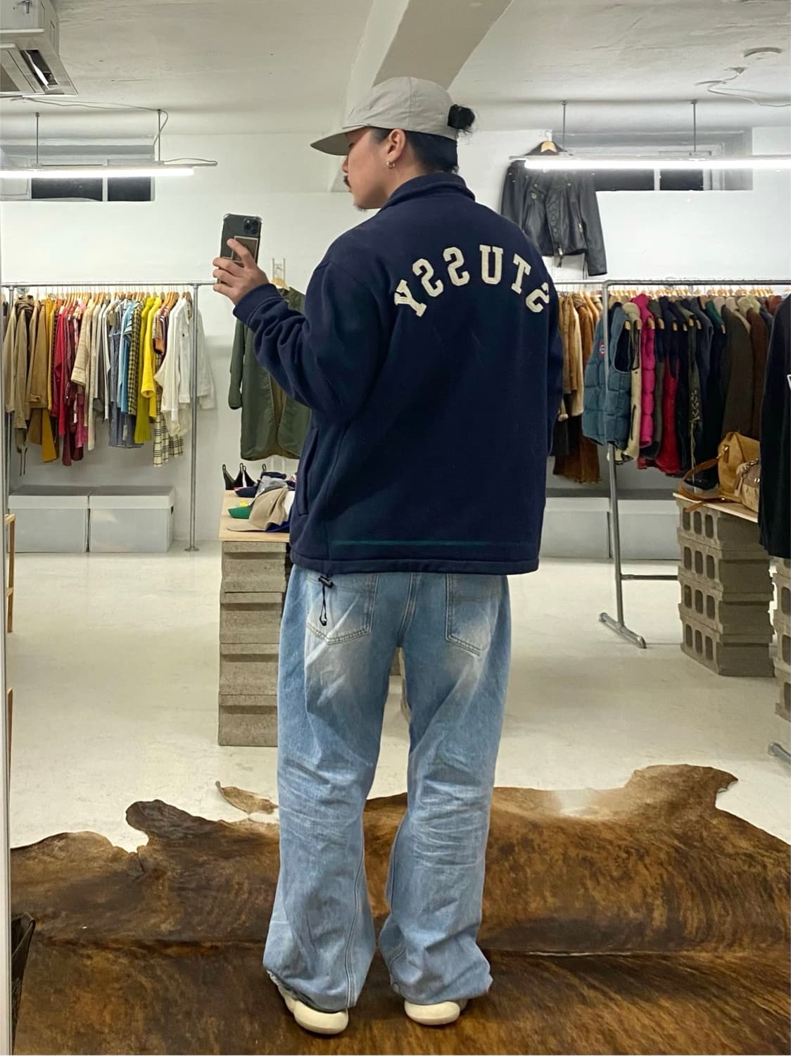 90's STUSSY coach jacket 90년대 스투시 스펠아웃 상품이미지1