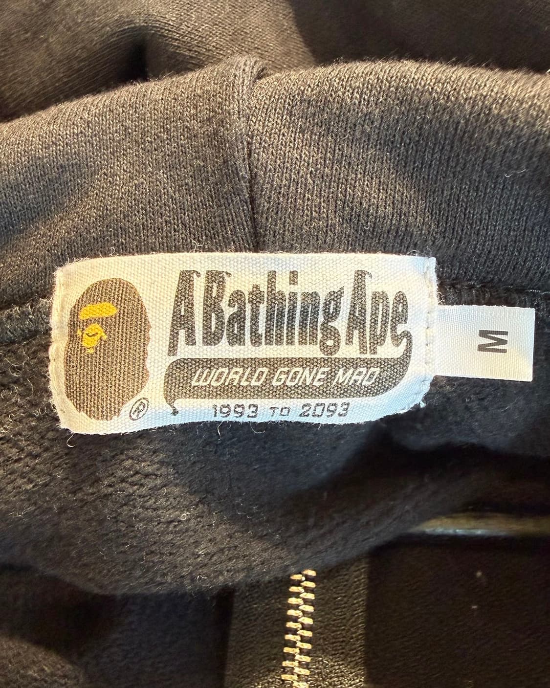 베이프 블랙 헤드 원 포인트 샤크 후드집업  상품이미지9