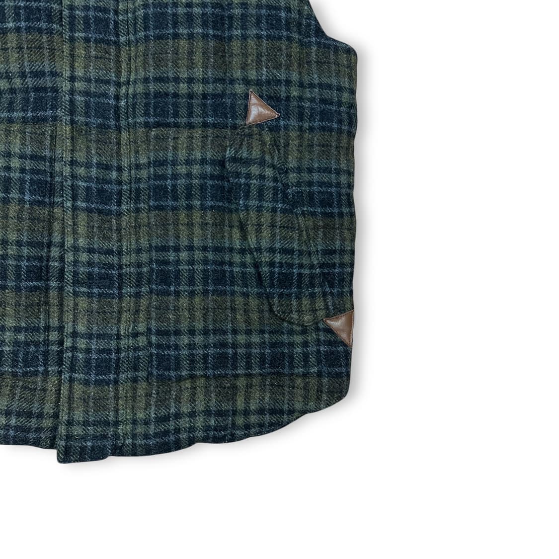 시리즈 울 체크 패딩 조끼 상품이미지3