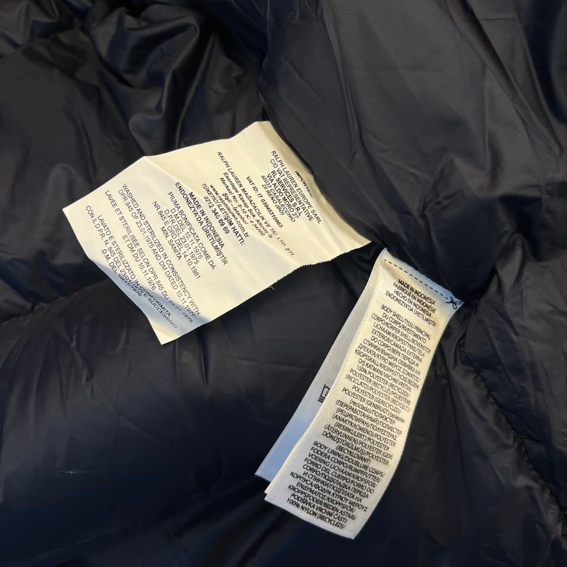 폴로 랄프로렌 고햄 패딩 네이비 [ 95 ] 상품이미지6