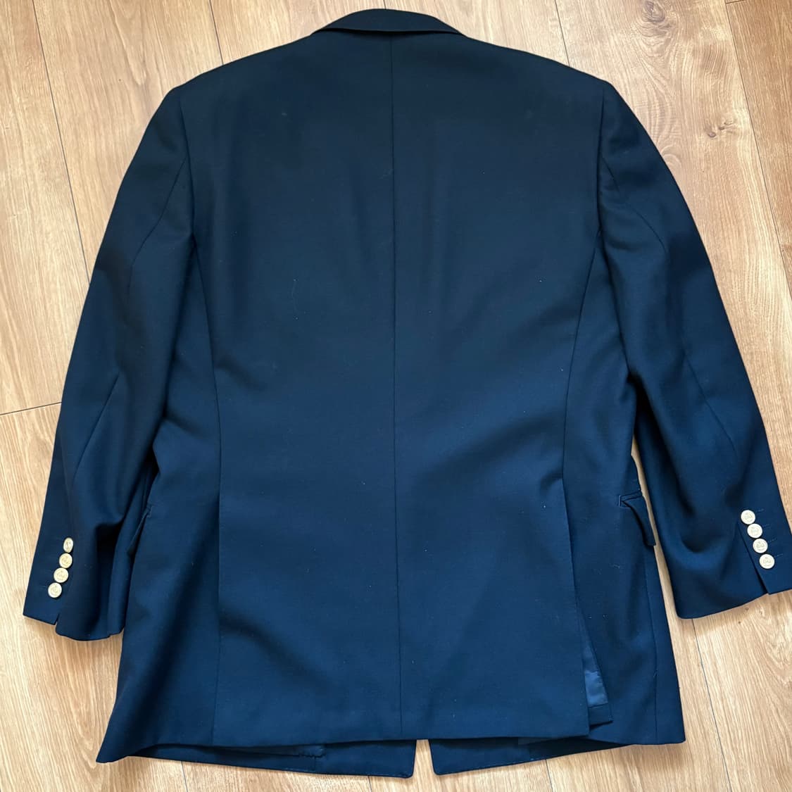 버버리 네이비 울 더블 자켓 상품이미지8