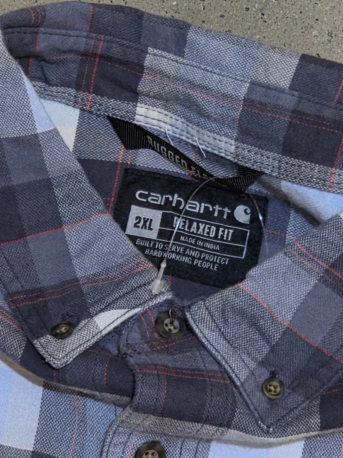 Carhartt 칼하트 체크반팔셔츠 상품이미지3
