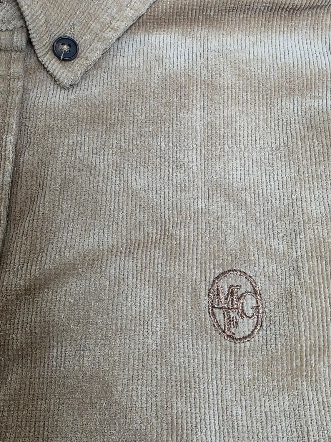 마리떼 서클로고 코듀로이 셔츠 상품이미지4