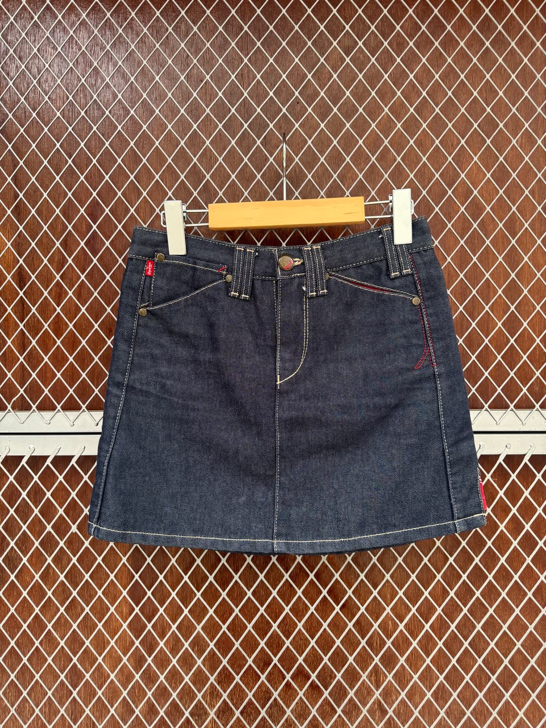리바이스 엔지니어드 생지 데님 미니스커트 M 상품이미지1
