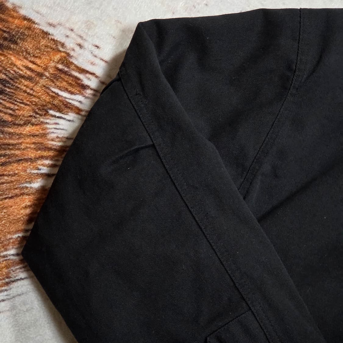 GLAMOUR 블랙 누빔 야상 코튼 자켓 상품이미지3