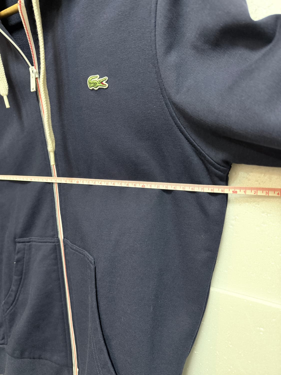 LACOSTE L!VE 라코스테 라이브 후드집업 100사이즈 / 네이비  상품이미지6