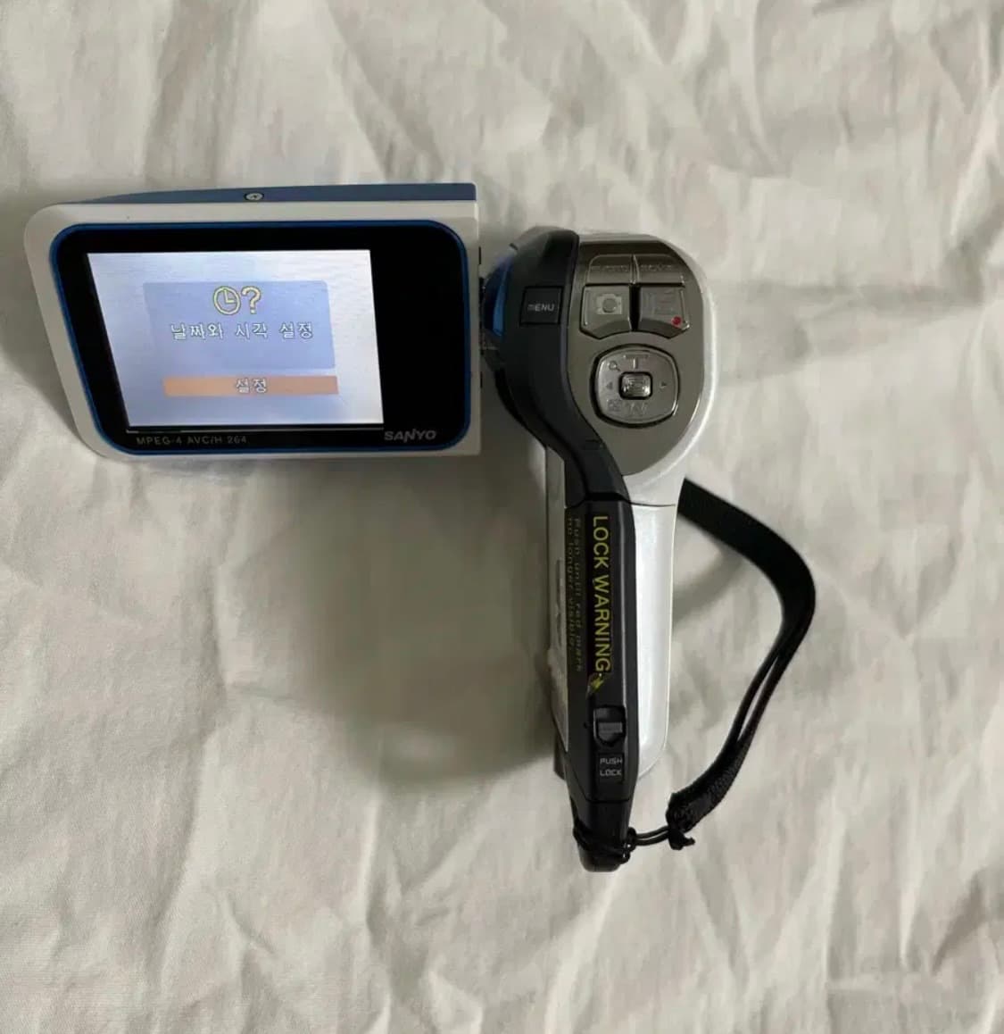 산요작티 ca8 청량한 블루 캠코더  상품이미지6