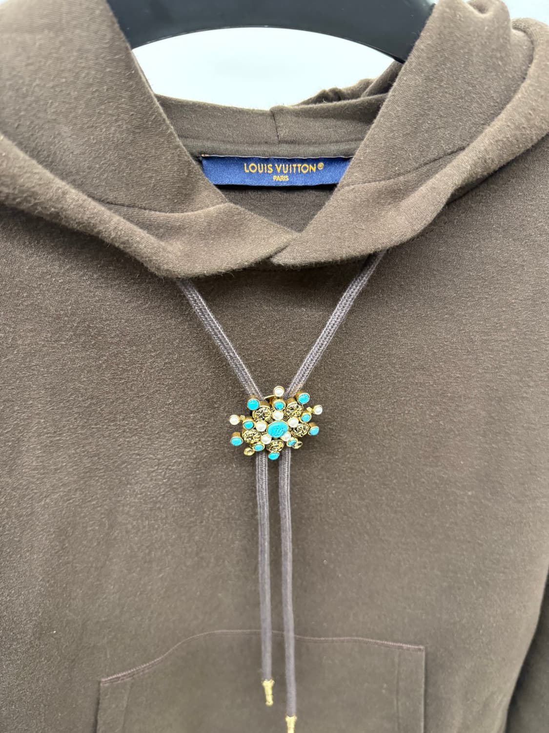 루이비통 신형 엠브로이더드 후드티 S 상품이미지3