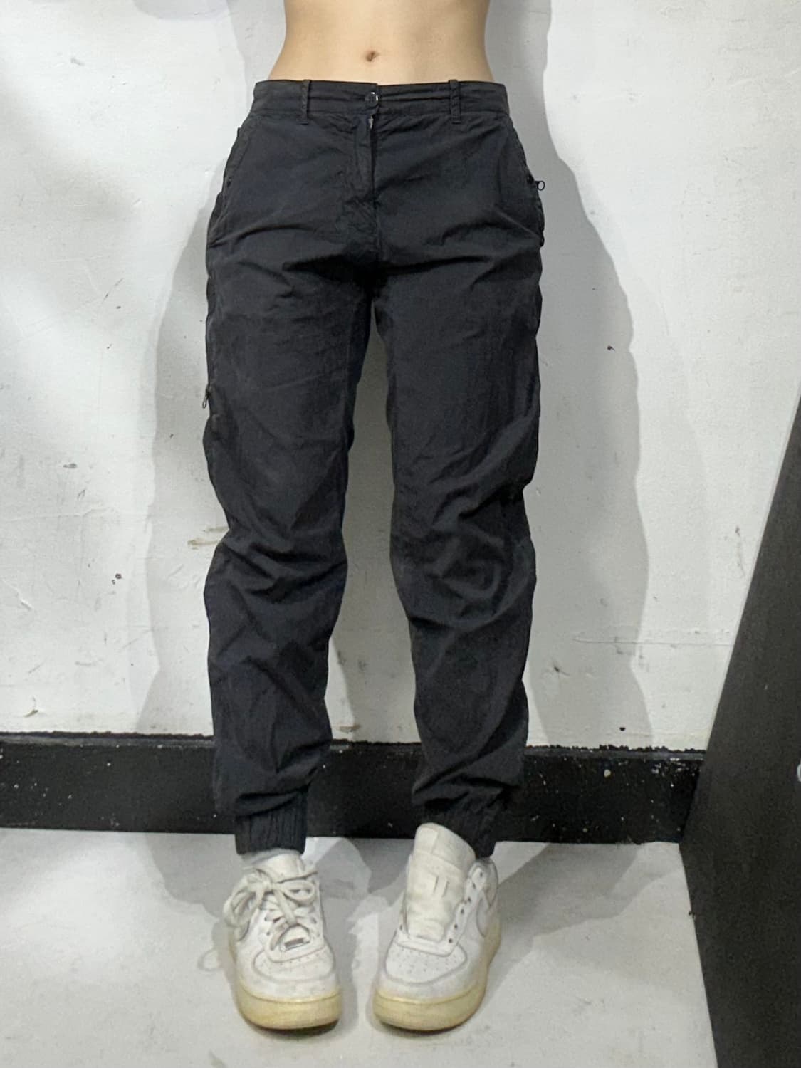 Cp 컴퍼니 씨피컴퍼니 블랙 새깅 힙합 팬츠 트랙 조거 팬츠  상품이미지3