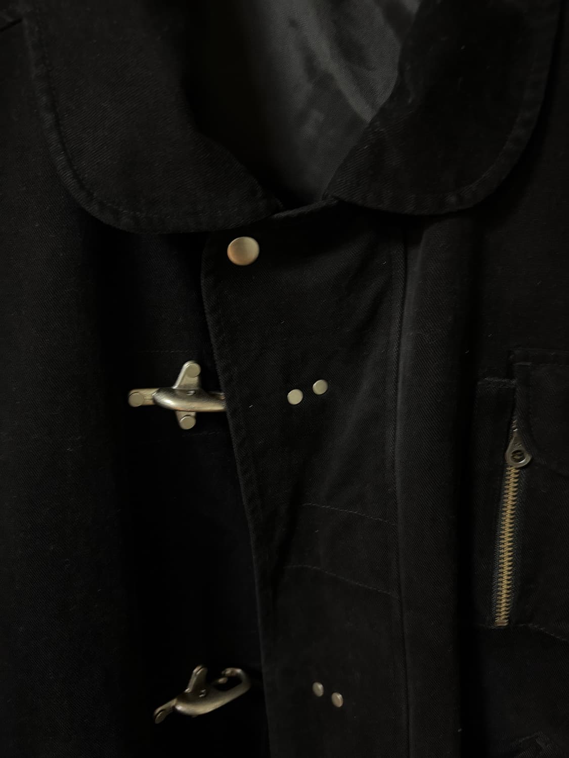 쿠어 워시드 파이어맨 자켓 블랙 L 상품이미지5