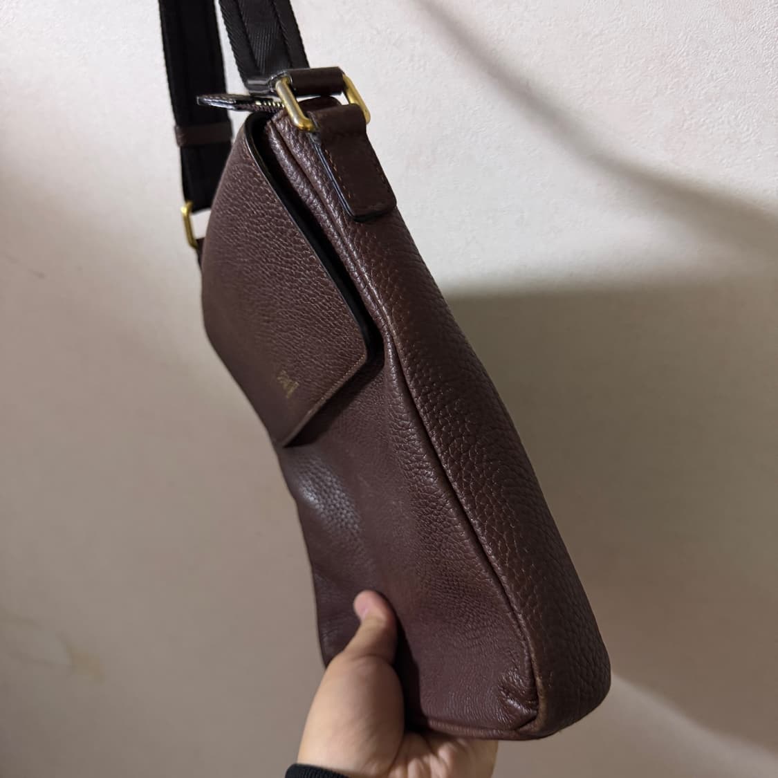 닥스 남성 메신져&미니 크로스백 다크브라운 상품이미지8