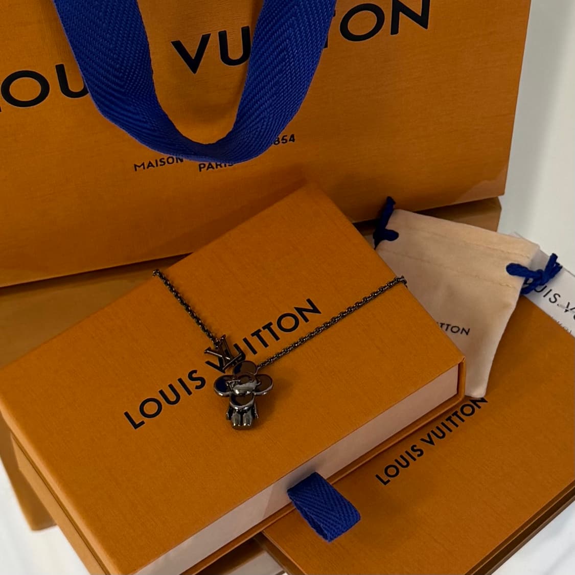 [새상품] 루이비통 LV 비비엔 팬던트 목걸이  상품이미지2