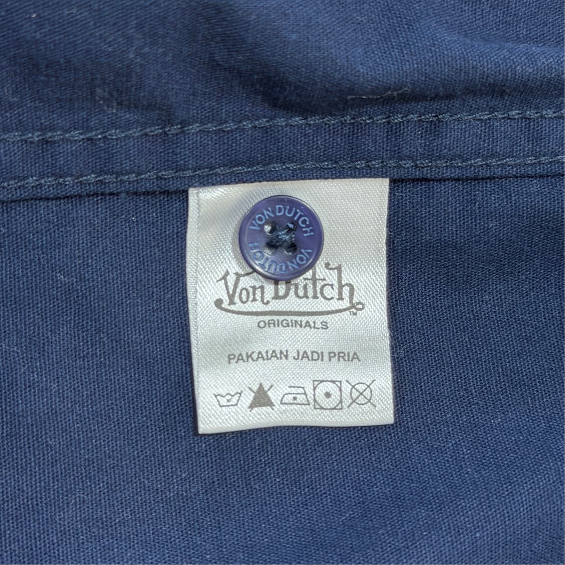 [XL] 본더치 체인 자수 워크셔츠 상품이미지8