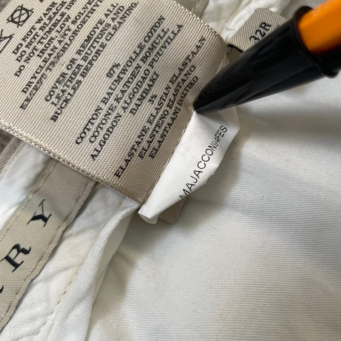 BURBERRY 버버리 치노팬츠 32 상품이미지4