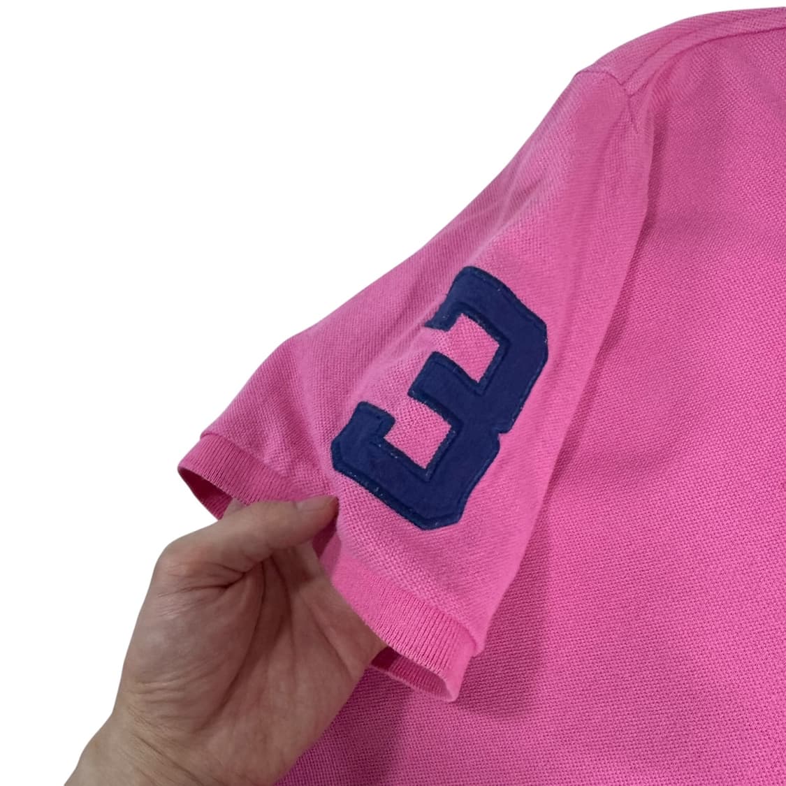신형 폴로 랄프로렌 핑크 빅포니 반팔카라티 상품이미지4