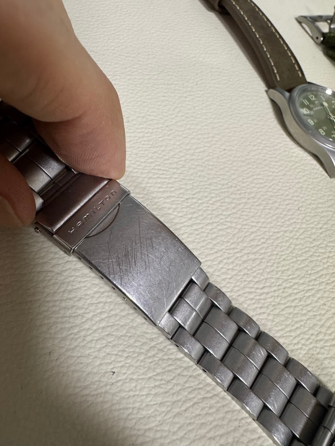 해밀턴 카키필드6359 (브레이슬릿+가죽+나토2) 상품이미지10