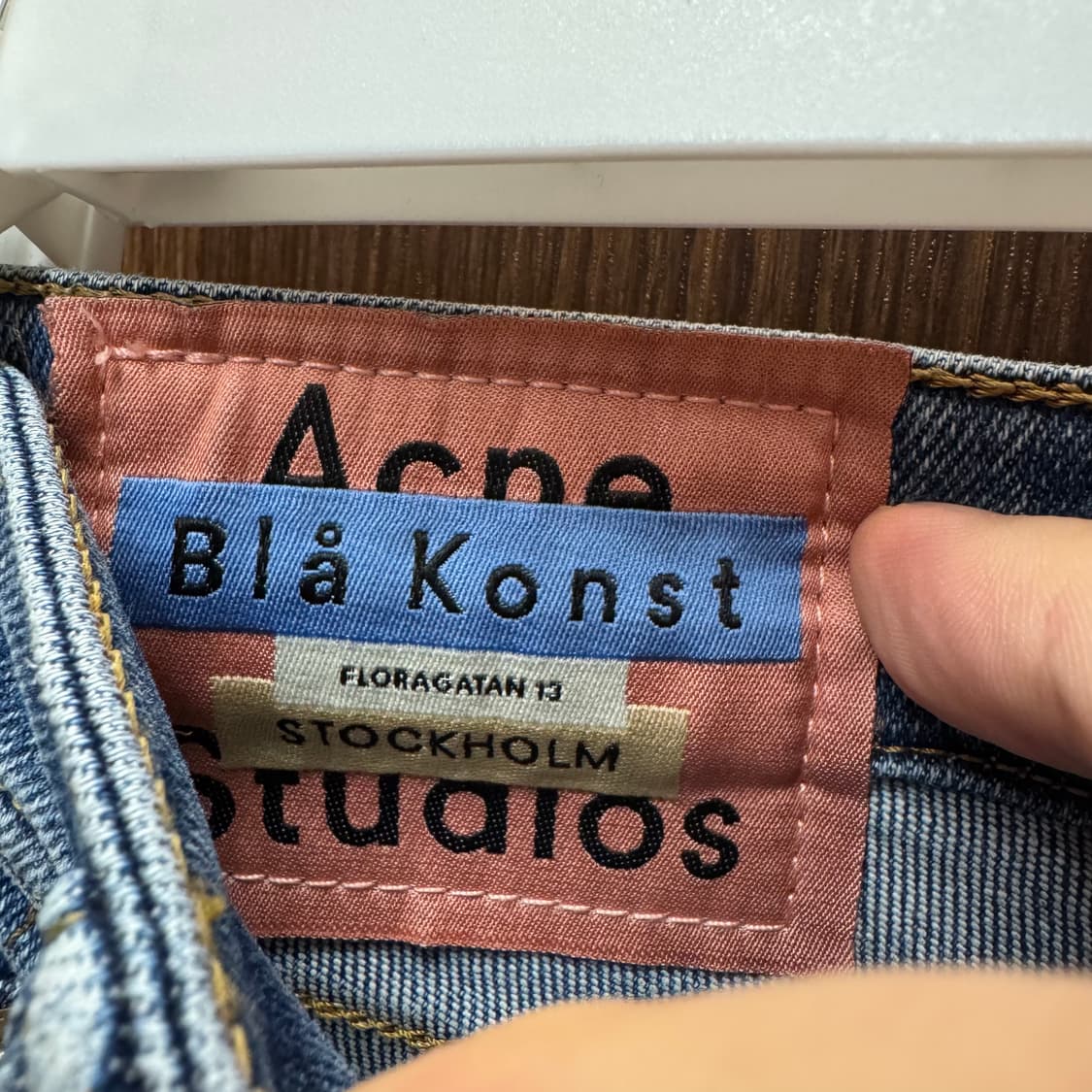 아크네스튜디오 데님 팬츠 청바지 여성 24사이즈 상품이미지3