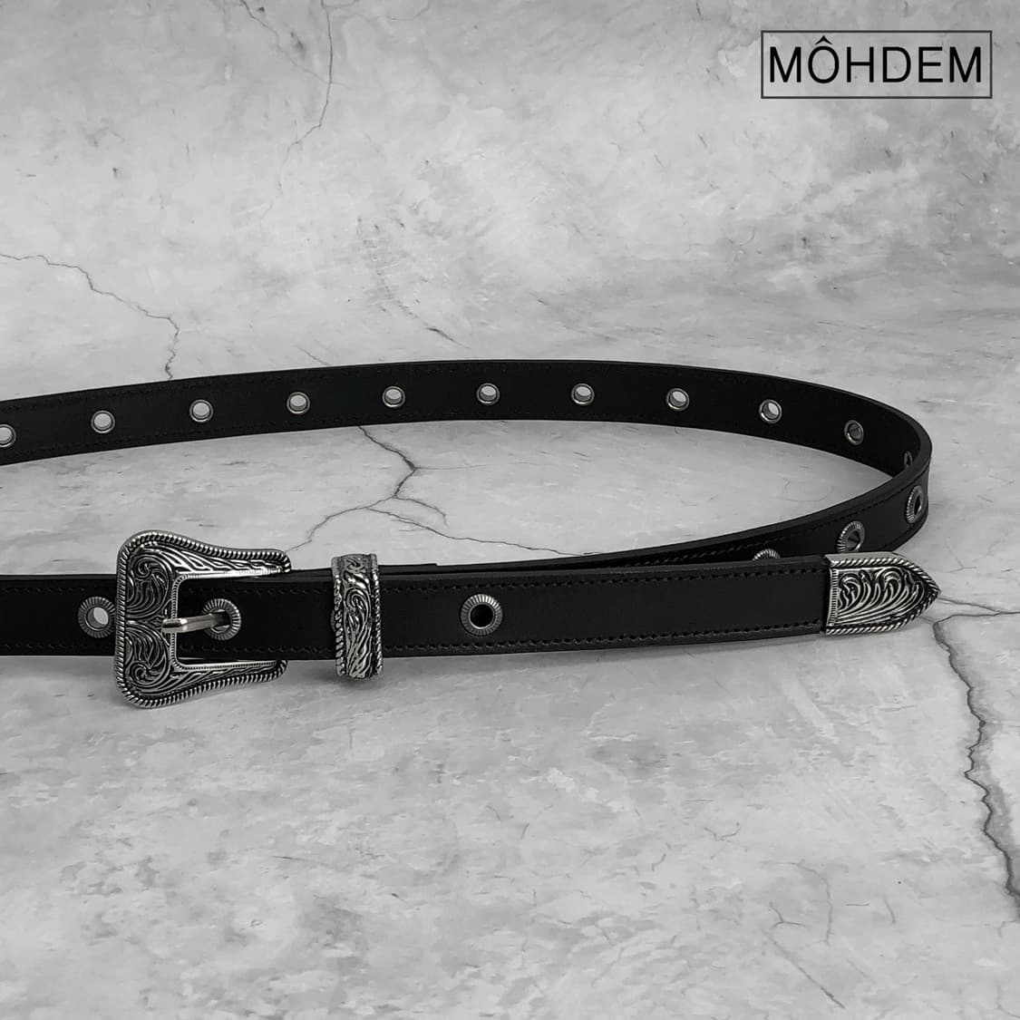 [Unisex] 아일렛 로랑 이태리 소가죽 벨트 상품이미지4