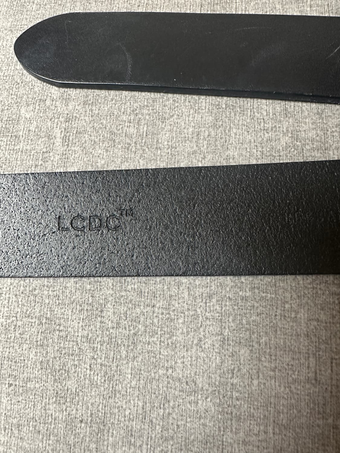 LCDC 블랙 가죽 벨트 (Free) 상품이미지6