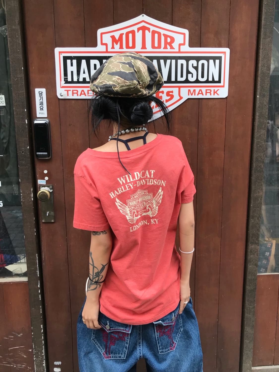 < Harley-Davidson Printing T-shirt > 상품이미지2