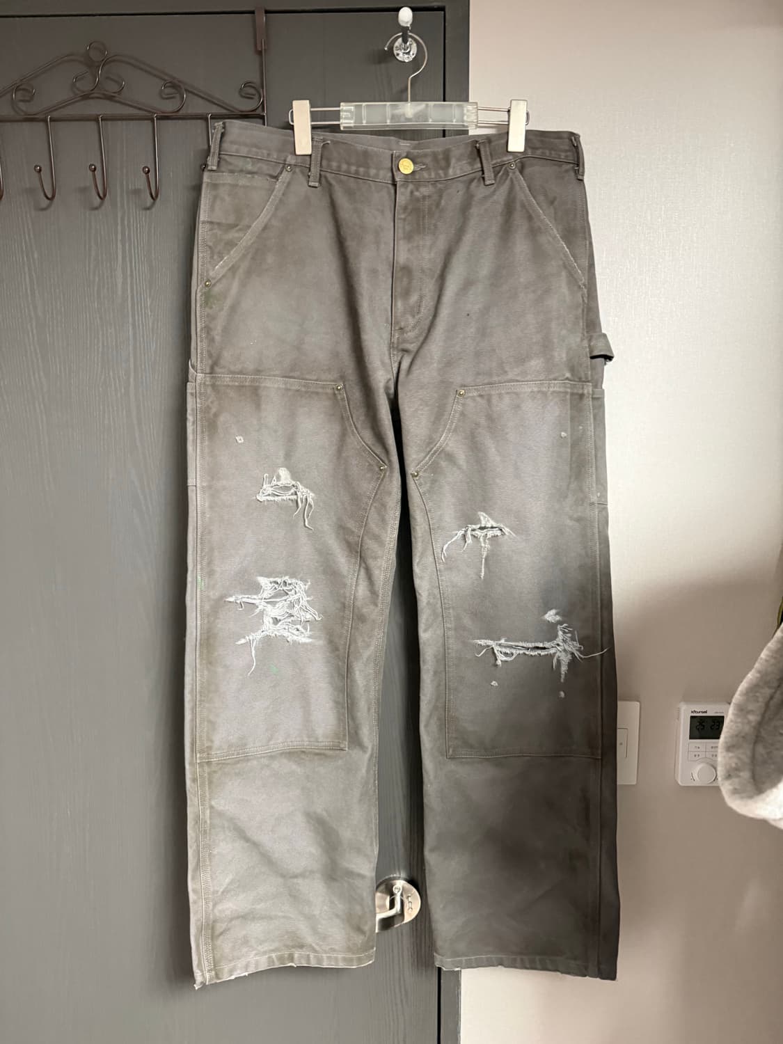 Kamiya 카미야 보로 페인터 팬츠 L 상품이미지2