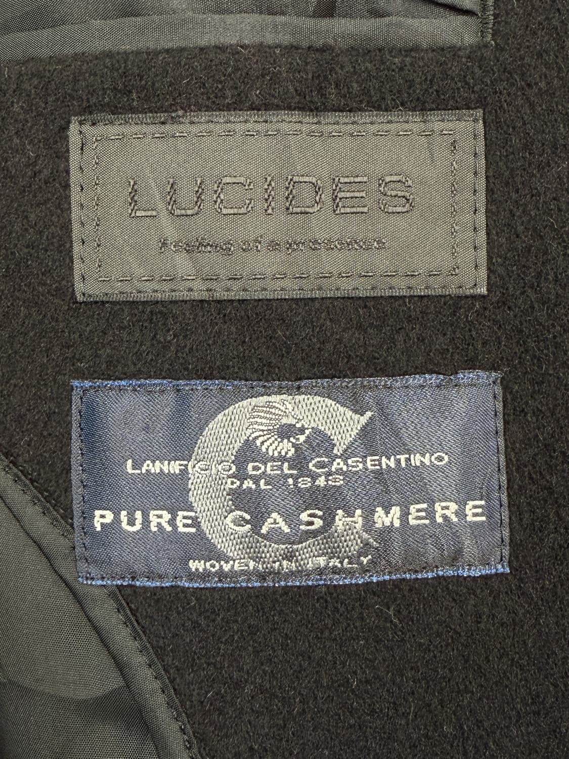 Lucides 퓨어 캐시미어100 코트 상품이미지5