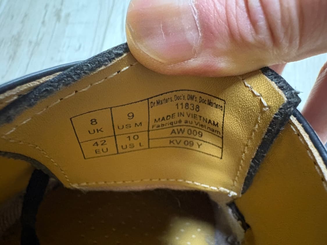 닥터마틴 1461 3홀 스무스 270 상품이미지7