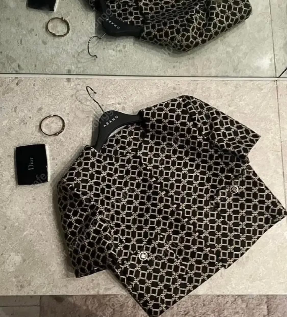 아상블라주 자카드 자켓 M 상품이미지1