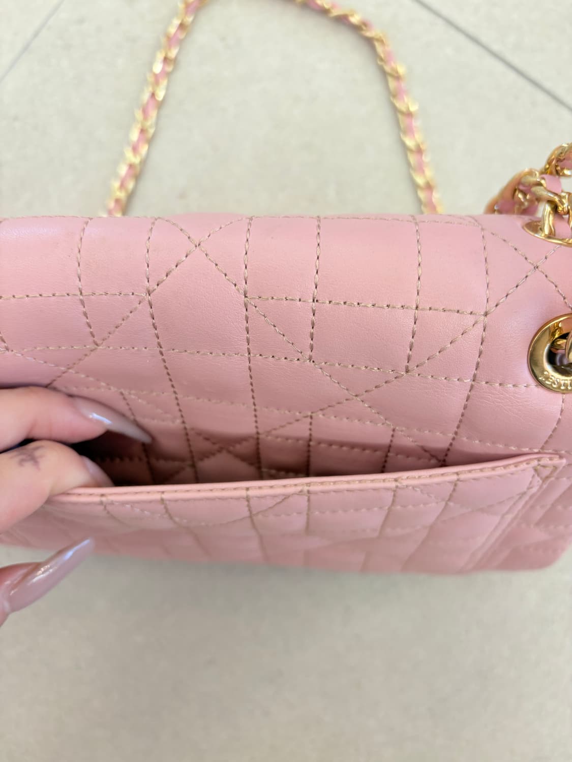 제이에스티나 핑크 체인백 상품이미지5