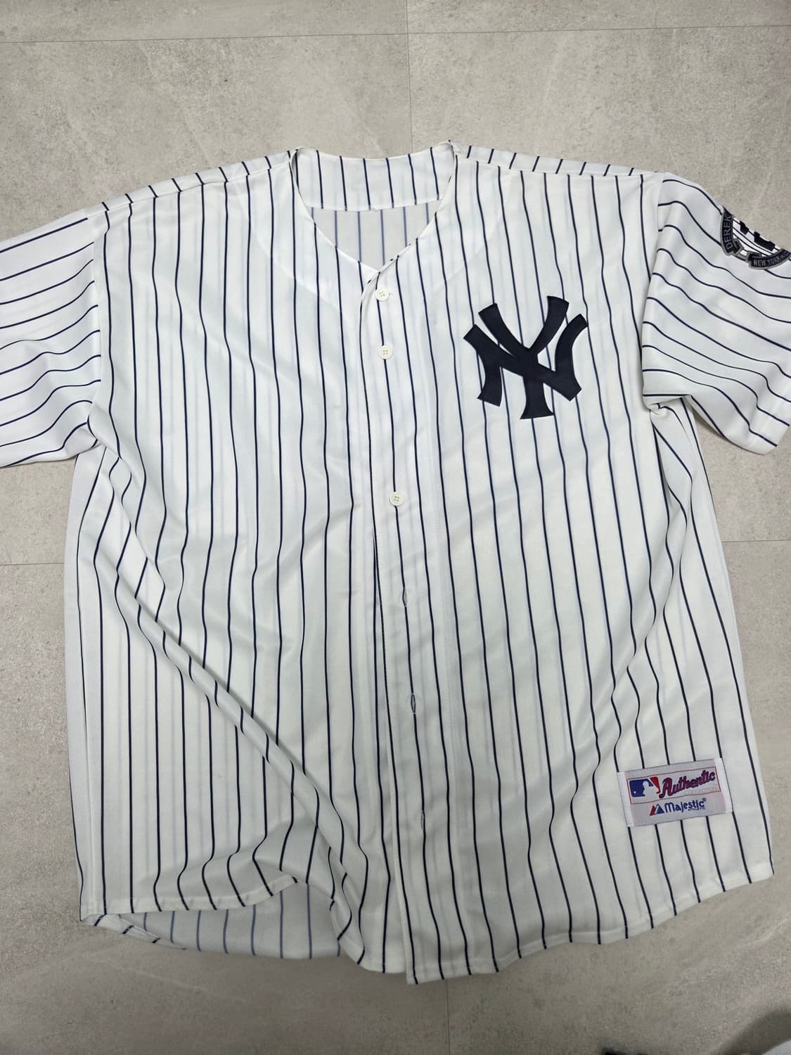 마제스틱 MLB 뉴욕양키스 데릭 지터 레전드 패치 유니폼 저지 상품이미지1